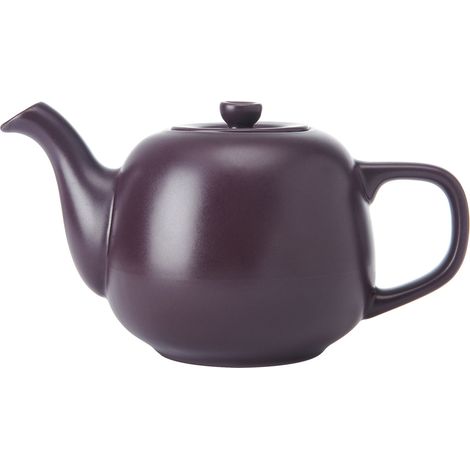 La Cafetière Teiera classica in viola, teiera tradizionale con comodo manico e beccuccio antigoccia de adatta a 2 tazze, adatta a bustine di tè de, facile de pulizia, lavabile in lavastoviglie.