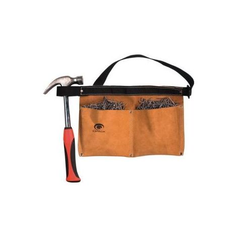 TOOLVIZION QP Nageltasche, 2 Fächer, inkl. Gürtel (1/2)