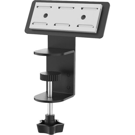 Porte-prises - Organisateur de câbles - Rangement de bureau - Installation sans perçage - 12 x 5 cm - Noir (1/5)