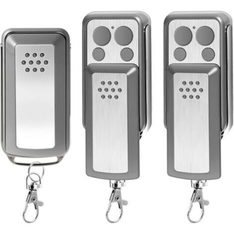 3 PCS Télécommande 114253,4 Boutons Télécommande Portail Porte de Garage compatible avec AVIDSEN 114253 104257 104251 (1/5)