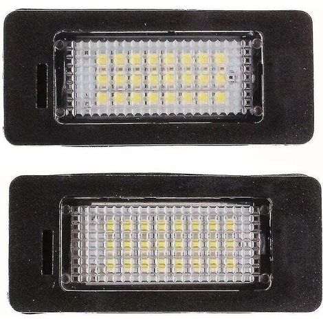 Set of 2 LED License Plate Lights for Trunk, 24 LEDs, Suitable for BMW E39, E60, E90 and X (1/5)