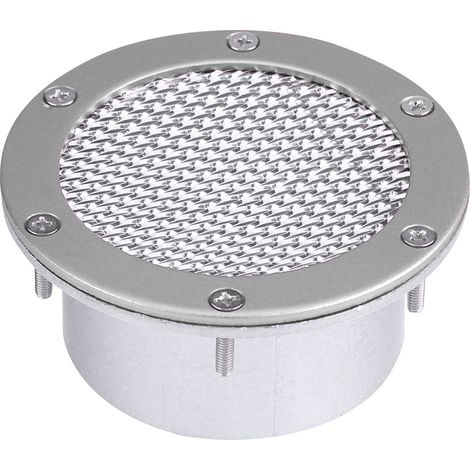 GARRYFIZH Grille d'aération de pare-chocs universelle pour voiture de course, prise d'air froid (argent)
