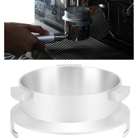 Anneau Doseur de Café en Aluminium 51mm pour Delonghi 9 Series (9335, 9155, 9355, 9665) - Funnel Libre et Anti-Déperdition (1/5)