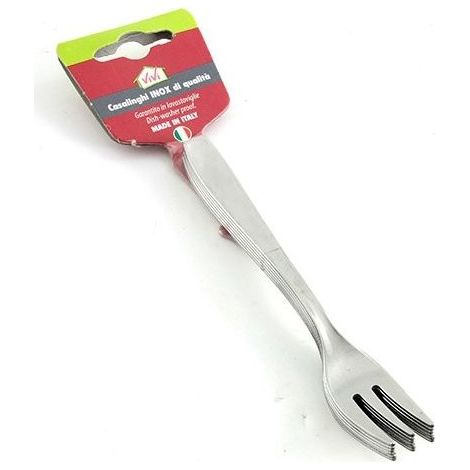 6 Forchette da dolce in acciaio inox