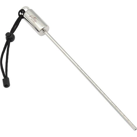 316 Stainless Steel Diving Bell/Bottle Striker/Underwater Probe with Graduated Marking and Self-Sounding Function, Includes Hand Strap Accessory - Black - (1/4)