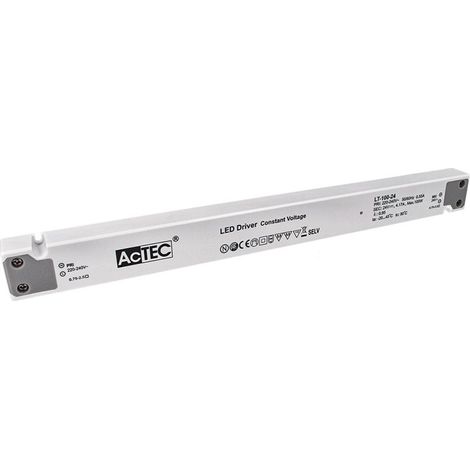 Alimentatore Ultra Slim Sottile 100W 24V LT-100-24 Trasformatore CV Per Striscia Led Profili Alluminio