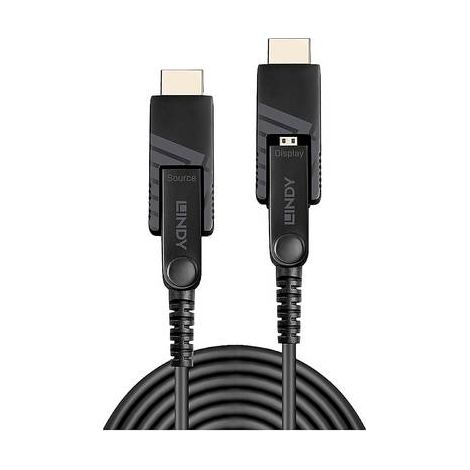 Câble de raccordement LINDY Fiche mâle HDMI-Micro-D, Fiche mâle HDMI-Micro-D 10.00 m noir 38320 4K U (1/2)