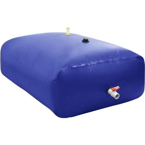 Serbatoio d'acqua pieghevole con rubinetto, 5000 L, in PVC (1/5)