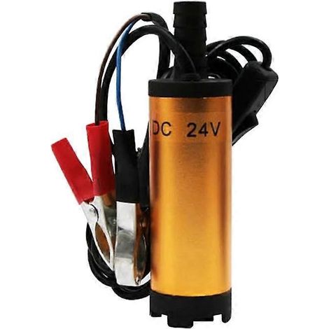 Elektrische Tauchpumpe (12 V/24 V DC) für Öl, Wasser und Diesel, tragbar, Edelstahl