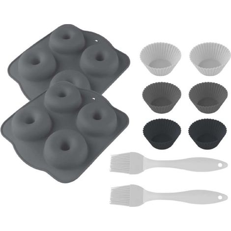 Cecotec Moules en silicone Cecofry SweetBake Pack Accessories. Polyvalents, sans BPA (1/2)