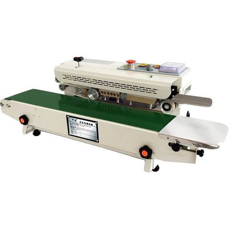 Kontinuierliche Siegelmaschine, Dual-Voltage-Unterstützung, einstellbare Siegelgeschwindigkeit, Set 1 (1/2)
