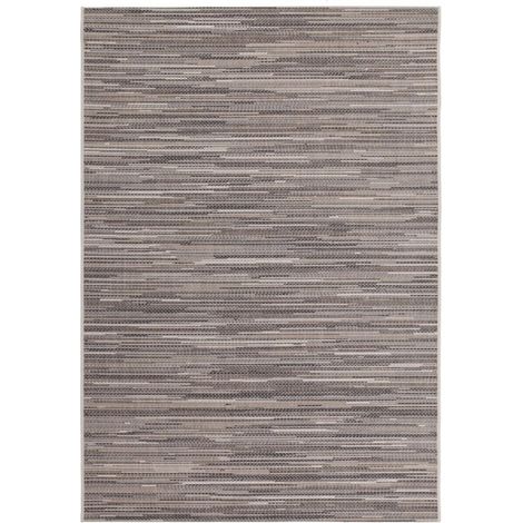 Tapis extérieur kilim 120x170 beige et marron rectangle LYN45 SUNSAU