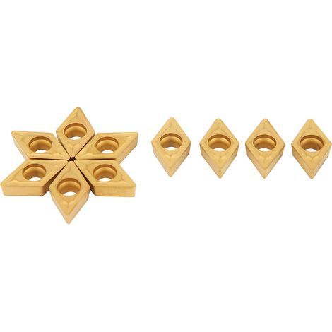 Plaquettes carbure DCMT11T308 et DCMT32.51 pour tours, outils de tournage pour l'usinage de l'acier (1/5)