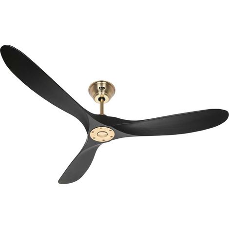 Ventilateur de plafond CasaFan ECO GENUINE 315233 152cm 152cm laiton poli / noyer