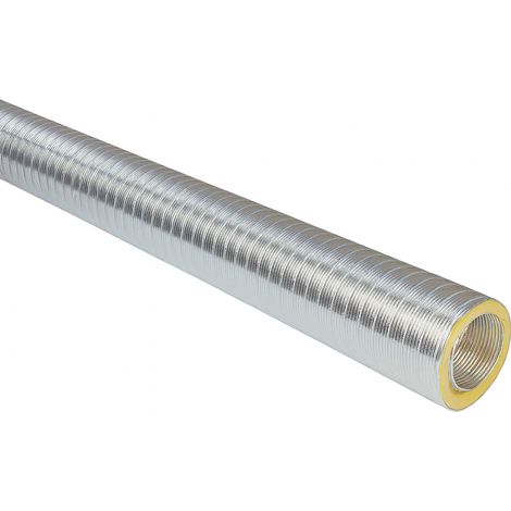 Halbsteifer wärmegedämmter Kanal - Durchmesser 125 mm x 2 m - ATLANTIC - 464061 (1/2)