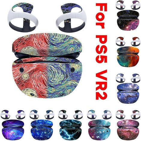 Autocollant de protection multicolore pour casque et manette PS5 VR2 - 180 - (1/4)