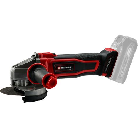 Amoladora angular con batería TE-AG 18/125-2 Li - Solo Power X-Change (18V, 125mm diámetro de disco, 33mm profundidad de corte, arranque suave, protección de corte, sin disco de corte o batería)