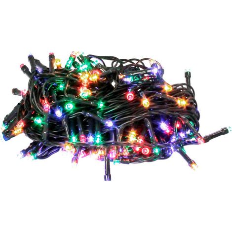 Girlande mit 8 Modi mit 50 LEDs (4,5 m) RGB 3xAA IP44 (1/2)