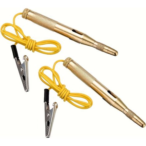 Stylo de test pour circuits automobiles, outil de test de tension, sonde de détection de tension, dispositif de test de diagnostic automobile 2 pièces (1/5)