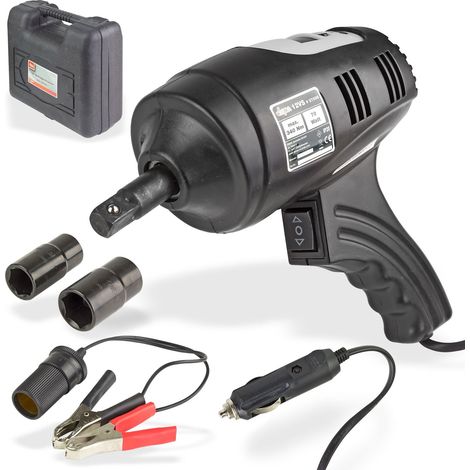 Elektro 12V Schlagschrauber PKW Auto KFZ Set Satz Koffer 340 Nm + 4 Nüsse (1/5)