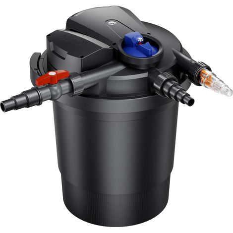 Sunsun – Filtre de bassin à pression 12000 l – Stérilisation UV intégrée – Nettoyage automatique EasyClean – Dimensions 382 x 382 x 518 mm – 11 W - CPA-10000 (1/5)