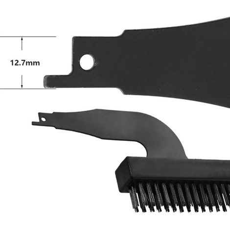 Brosse de nettoyage universelle pour scies alternatives, scies sabres, brosse de nettoyage électrique ménagère, brosse pratique pour le détachage (1/5)