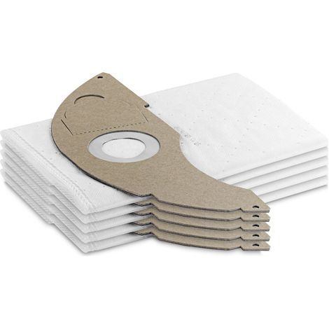Banyo – Lot de 5 sacs en fleece pour aspirateur KÄRCHER NT 22/1 – Compatible avec modèles NT 22/1 L, NTxa022/1 AP TE L – Sac filtrant haute efficacité