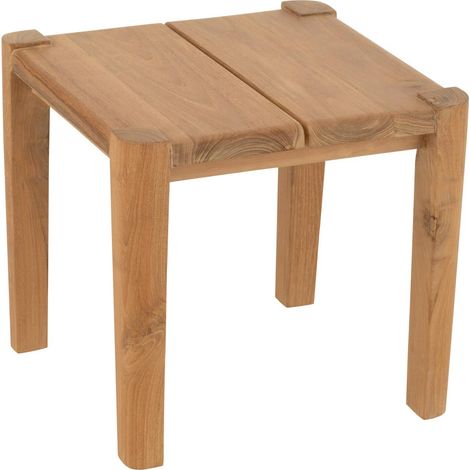 Table d'Appoint en Teck "Bruce" 40cm Naturel