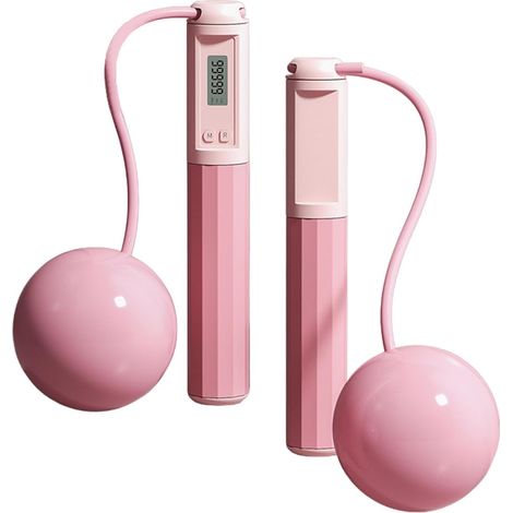Corda per saltare elettronica Corda per saltare regolabile Palla fitness wireless di grandi dimensioni per attività domestiche, scolastiche e all'aperto Design compatto e facile da usare (1/5)