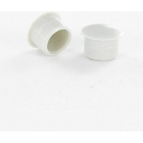 Bouchon Diamètre du corps 13 Diamètre de tête: 16 Longueur sous tête 8.5 RAL9010 blanc pur - 100 pièces
