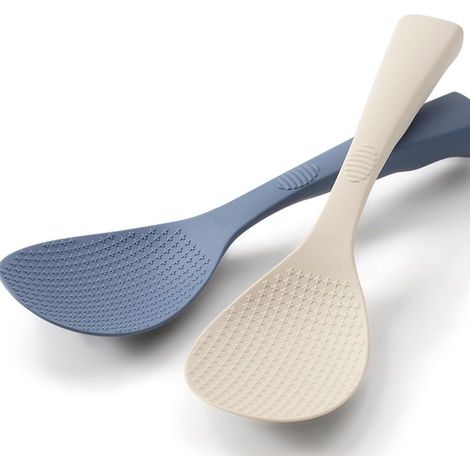 Pelle à riz sur pied en silicone avec surface antiadhésive et poignée ergonomique Passe au lave-vaisselle (1/5)