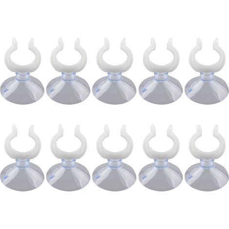 Lot de 10 ventouses pour Aquarium de 23 mm (1/4)