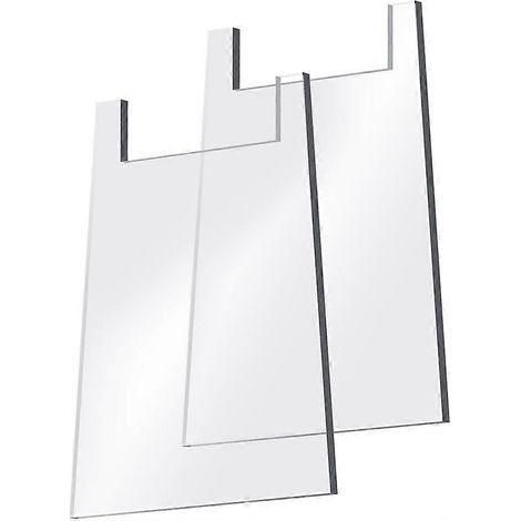 Cales murales pour canapé, patins muraux transparents en acrylique, compatibles avec les pieds de canapé carrés espacés de 3 pouces ou moins, empêchent les meubles de bouger, lot de 2. (1/5)