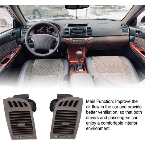 Évent d'air pour Toyota Camry XV30 2001-2006 - Paire de grilles en plastique pour conduite à gauche (1/5)