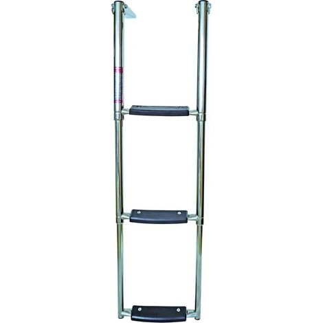 Échelle télescopique oem marine 3030309 inox 3 marches