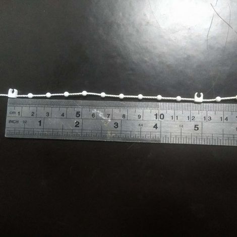 10 mm vertikale Bodenperlen, vertikale Jalousienperlenkette, durchgehendes Perlenvorhangzubehör (20 Stück) (1/5)