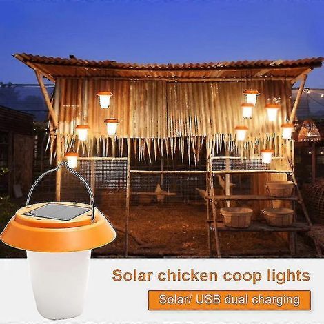 Lampe spéciale pour poulailler solaire, lampe à éclairage ultra-lumineux (1/4)