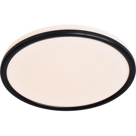 PlafonnierC LIVA SMART Colour Matière plastique Noir, H.3.2 - IP54 - LED Module /Nordlux Intérieur (1/4)