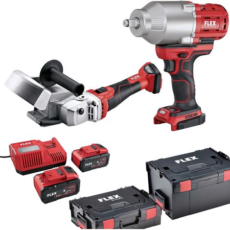 Flex Akku-Rinnenträger-Einlassfräse RFE 40 18.0-EC + IW 1/2" 950 18.0-EC +2xAkku (1/5)