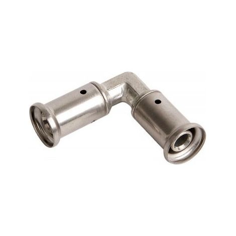 1P raccordo gomito intermedio ø26x26 mm ottone a pressare 1P2626