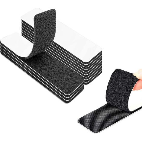 Ruban adhésif magnétique souple double face, 20 x 70 mm, 30 bandes auto-agrippantes pour moustiquaires de fenêtres