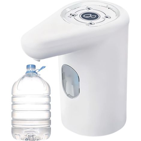 Pompe Distributrice d'eau Portable À 2 Trous Rechargeable USB Pompe à Eau Potable Électrique pour camping-car, pique-nique, maison, cuisine, bureau, camping et (1/5)