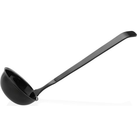 Louche à portions Ø 8,5 cm 100 ml 28 cm noir PVD inox KITCHEN TOOL 1887 - Was Germany (1/2)