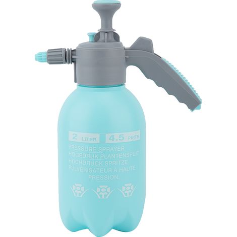 Pulvérisateur de jardin 2L en plastique HDPE robuste avec poignée ergonomique antidérapante et valve de sécurité pour plantes intérieures et extérieures (1/5)