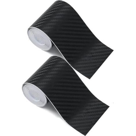 Autocollant en Carbone Film de Protection Universel Adhésif 3D Fibre Vinyle Emballer Voiture Autocollant DIY Protection(7CM3M (1/4)