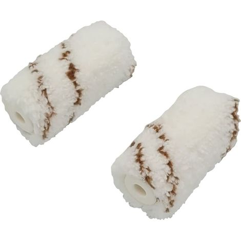 Mini manchon lasure et traitement ø16mm larg.60mm sachet de 2, Blanc (1/2)
