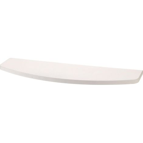 King Home MENSOLA STONDATA IN TRUCIOLARE NOBILITATO BORDATO SU 3 LATI BIANCO(cm 60x20x2) CARTONE DA 4 PEZZI (1/4)