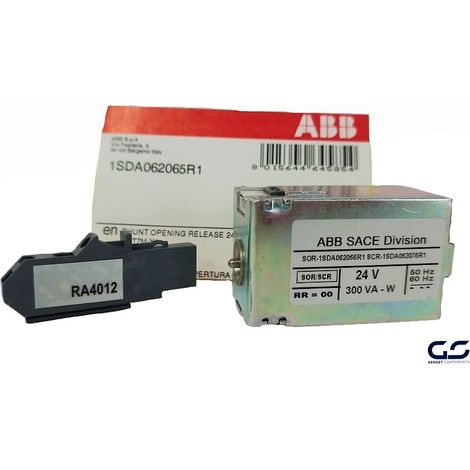 Bobina Apertura SOR 24VAC/DC - T7-T7M-X1 ABB (1SDA062065R1)