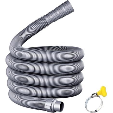 Tuyau Vidange Machine a Laver, Tuyau Lave-Linge 1.5m, Meter Tuyau de Vidange Universel, Tuyau de Vidange pour Machine à Laver, Tuyau Vidange Machine a Laver, Tuyau de Vidange pour Machine à Laver (1/5)