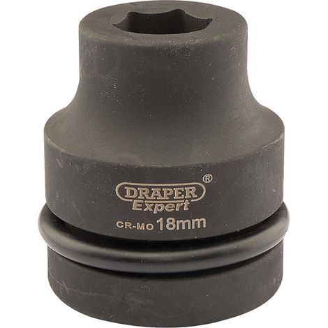 DRAPER Expert 18mm 1 Square Drive Hi-Torq 6 Point Impact Socket - 05099 (1/5)